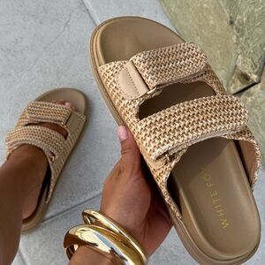 White Fox Women's Tan Sandals